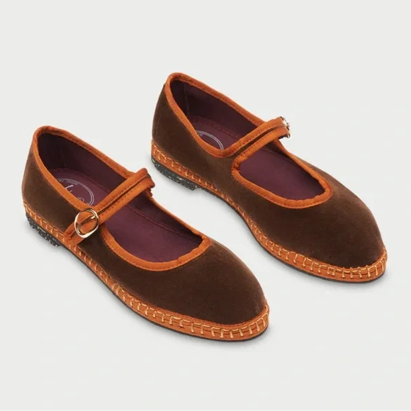 Flabelus | Shoes | Flabelus Velvet Brown And Orange Mary Jane Shoes New With Box | Poshmark Flabelus | Shoes | Flabelus Velvet Brown And Orange Mary Jane Shoes New With Box | Poshmark